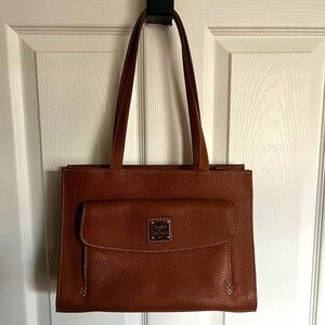 NWOT Dooney & Bourke Brown Leather Shoulder Bag